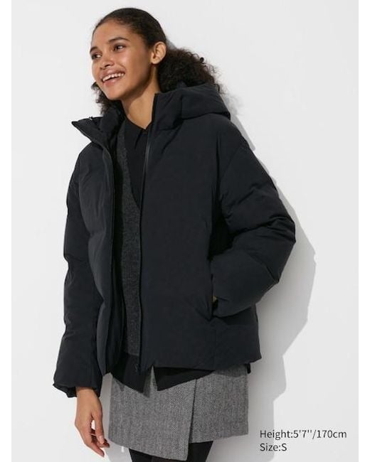 Uniqlo Black Seamless Down Parka