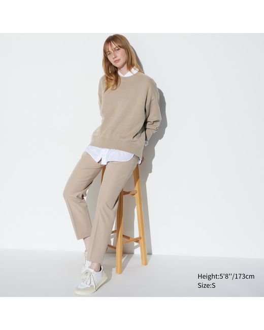 Uniqlo Natural Smart stoffhose in 7/8-länge (lang)