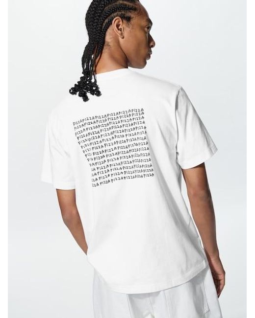 Uniqlo White Jason Polan Ut Graphic T-Shirt for men