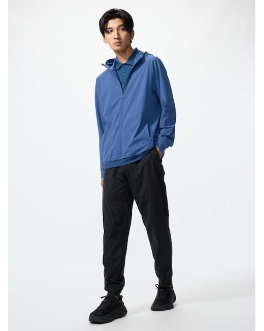Uniqlo Blue Ultra Stretch Active Joggers for men