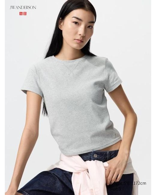 Uniqlo Gray Mini T-Shirt