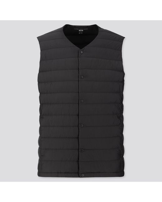 Uniqlo Herren kompakte ultra light down weste (saison 2019) in Black für Herren