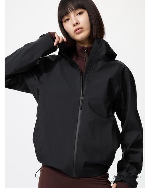 Uniqlo Black Blocktech Parka