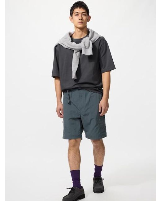 Uniqlo Utility Short in het Gray voor heren