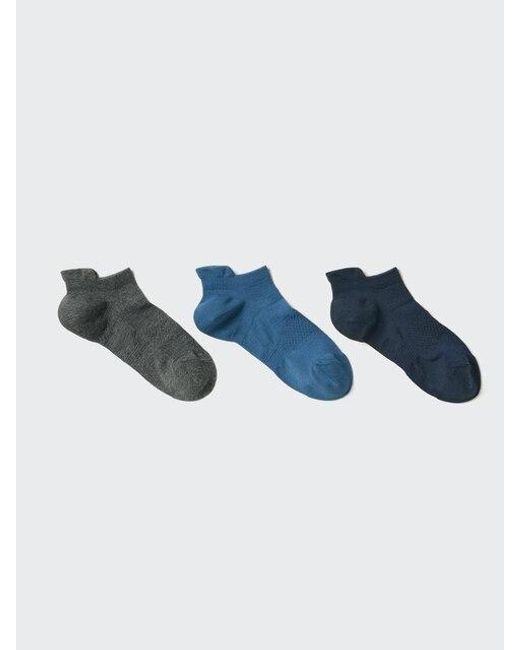 Uniqlo Blue Short Socks (Sports, 3 Pairs)