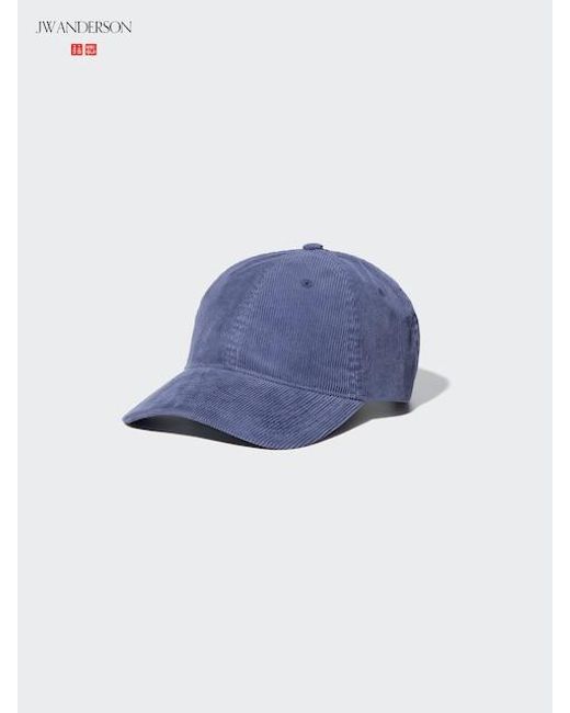 Uniqlo Blue Corduroy Cap for men