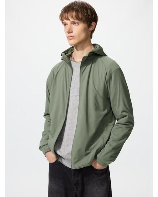 Uniqlo Green Dry-Ex Uv Protection Full-Zip Hoodie