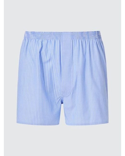 Uniqlo Blue Woven Trunks (Striped) for men