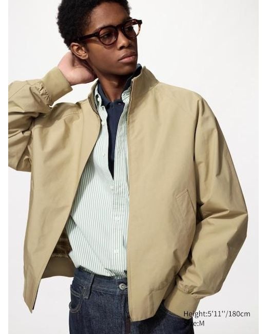 Uniqlo Natural Harrington Jacket for men