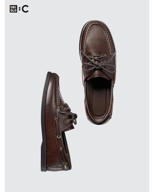 Uniqlo White Deck Shoes for men