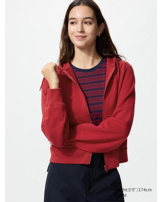 Sudadera Capucha Uniqlo de color Red