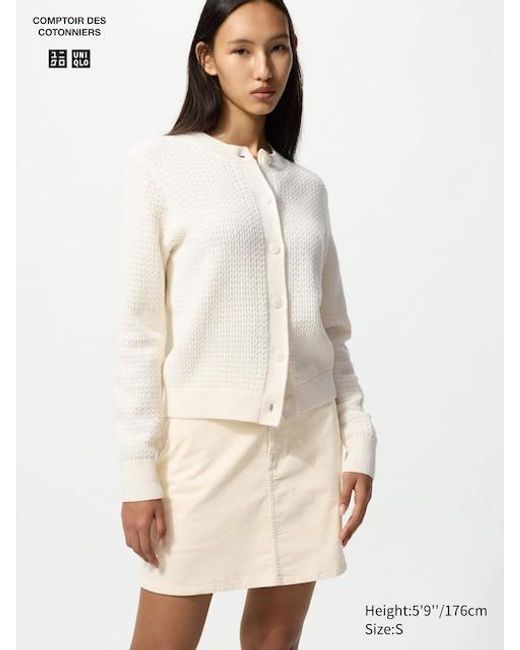 Uniqlo Natural Corduroy Mini Skirt