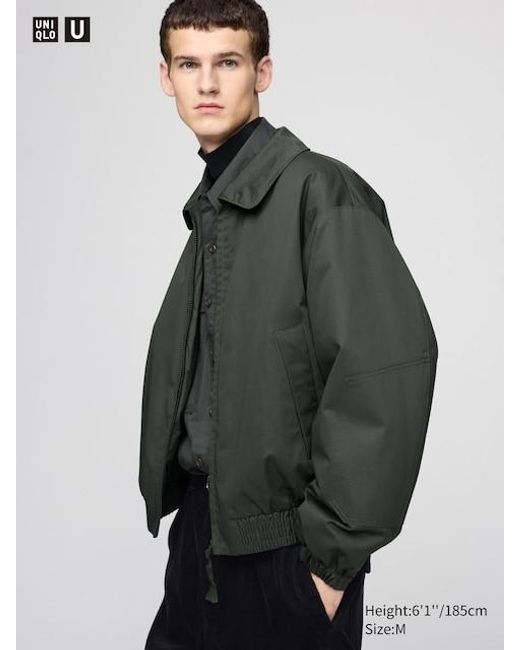 Uniqlo Gray Puffertech Short Blouson