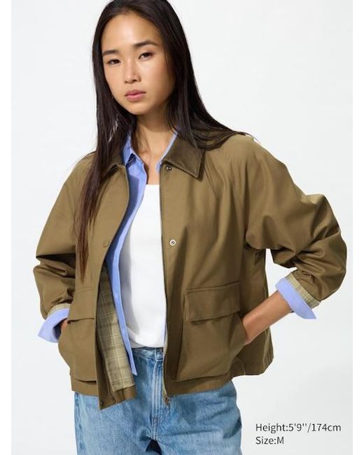 Uniqlo Brown Utility Short Jacket