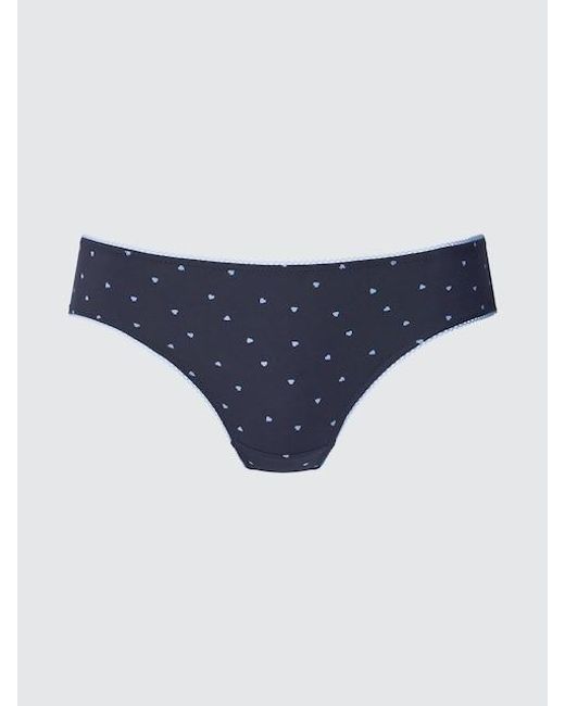 Uniqlo Blue Bikini Briefs (Hearts)