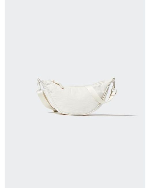 Borsa Rotonda Ultra Mini di Uniqlo in White