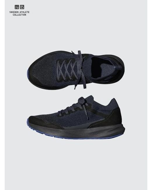 Uniqlo Blue Knit Active Trainers