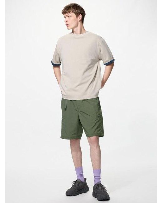 Uniqlo Green Geared Shorts for men