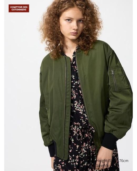 Chaqueta Algodón Uniqlo de color Green