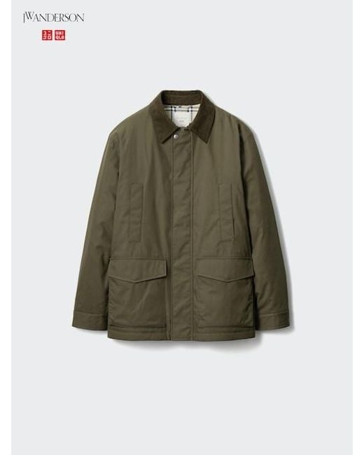 Uniqlo Puffertech Utility Jacke in Green für Herren