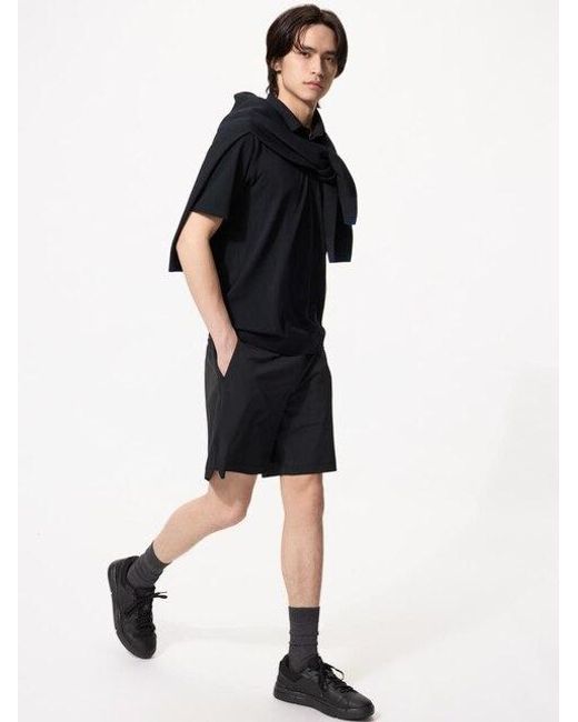 Uniqlo Black Ultra Stretch Active Shorts for men