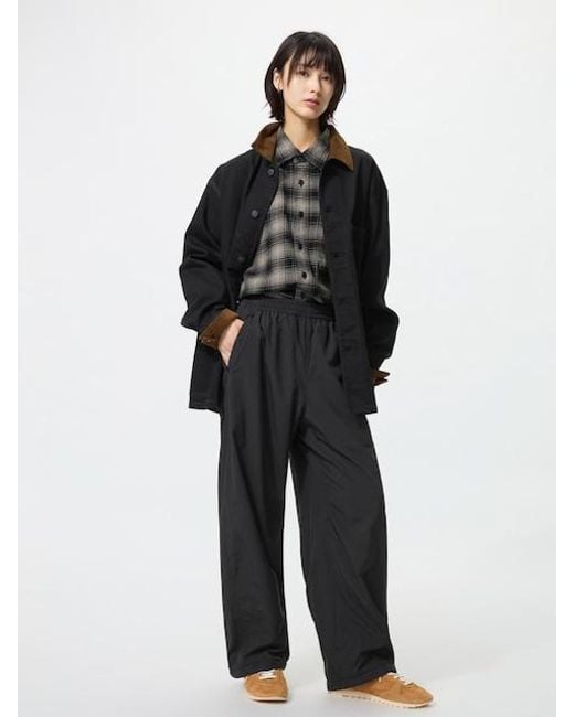 Uniqlo Black Warm Lined Trousers