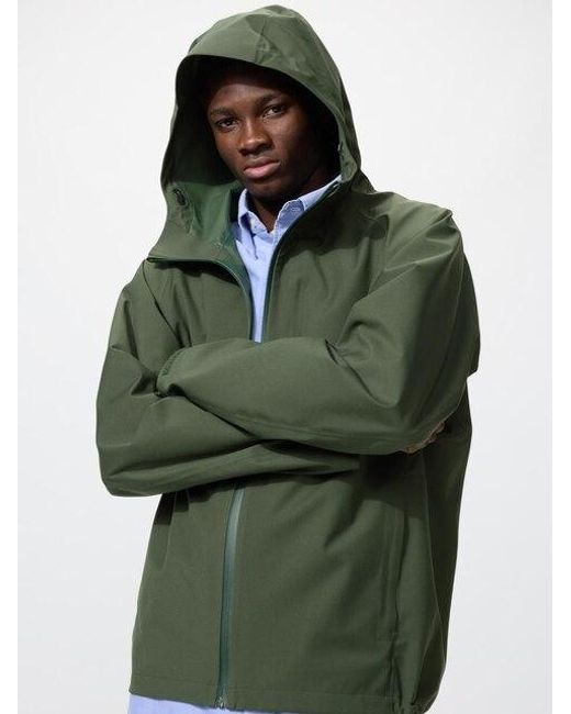 Uniqlo Blocktech Parka in het Green voor heren