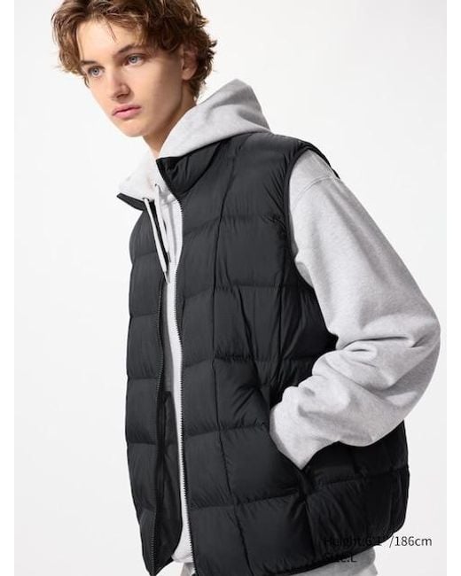 Uniqlo Puffertech Weste in Gray für Herren