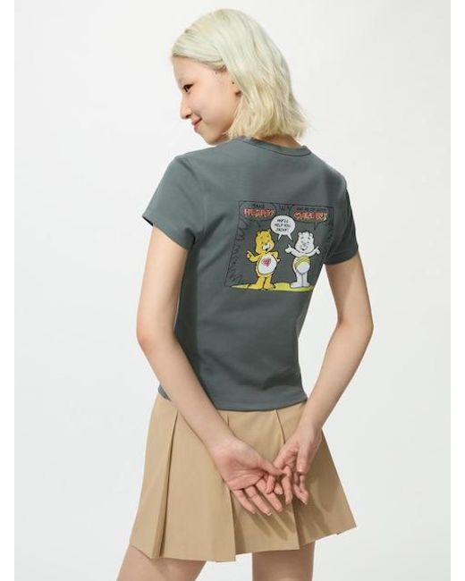 Uniqlo Blue Cheerful Characters Ut Graphic T-Shirt