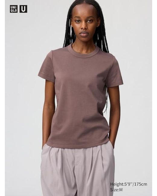 Uniqlo Brown Crew Neck T-Shirt
