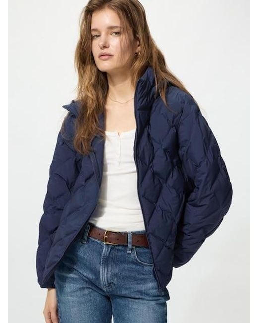 Uniqlo Blue Puffertech Parka