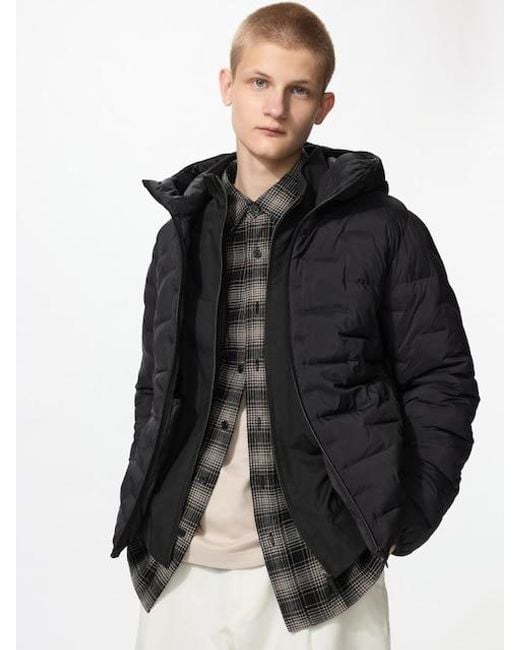 Uniqlo Black Puffertech Parka for men