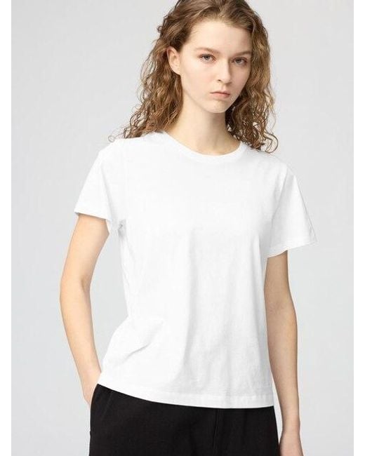 Uniqlo White 100% Supima Cotton T-Shirt