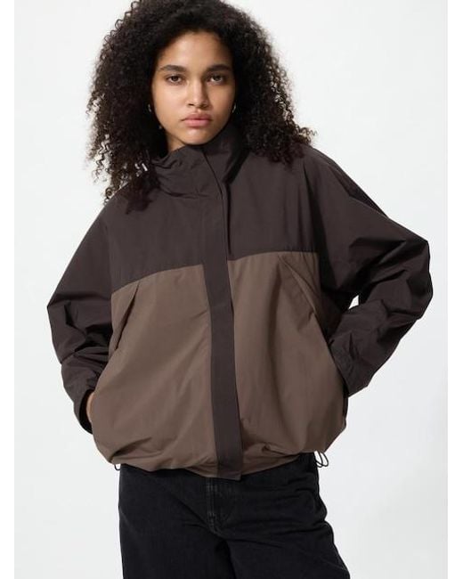 Uniqlo Blouson Windjack in het Black