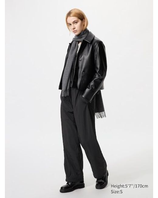 Uniqlo Black Warm Lined Trousers