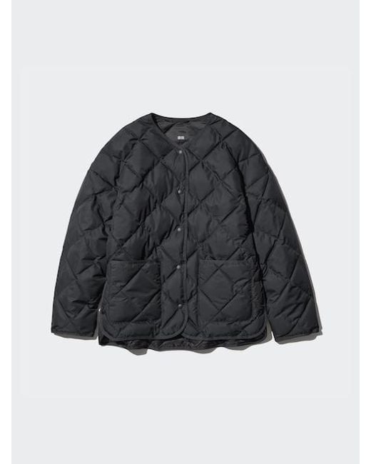 Poliestere Giacca Puffertech di Uniqlo in Black