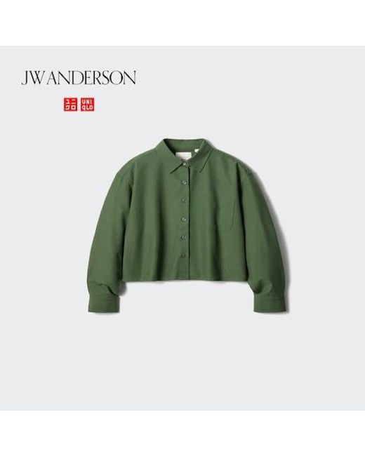 Uniqlo Green Oxford Boxy Shirt