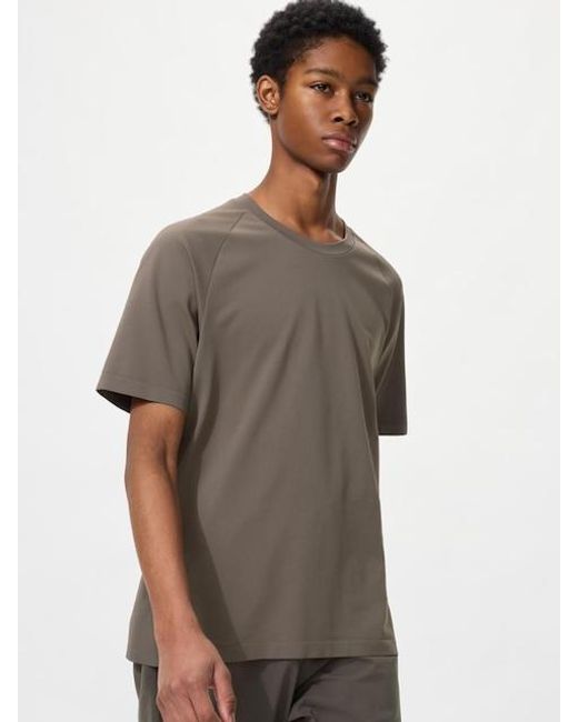 Uniqlo Gray Dry-Ex T-Shirt for men