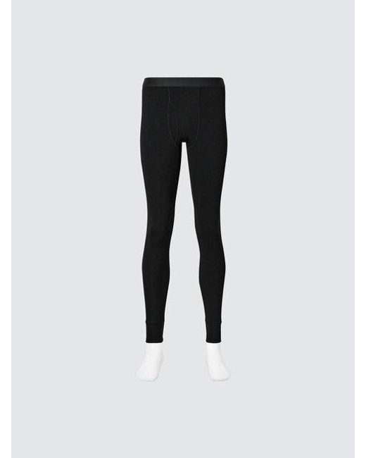 Uniqlo Black Heattech Ultra Warm Leggings for men
