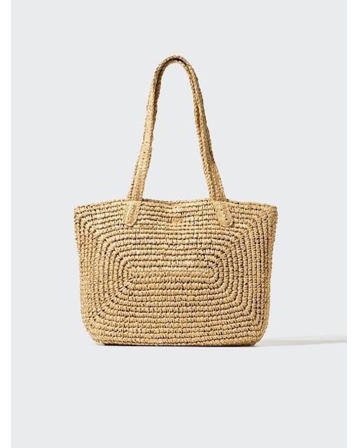 Uniqlo Natural Crochet Tote Bag