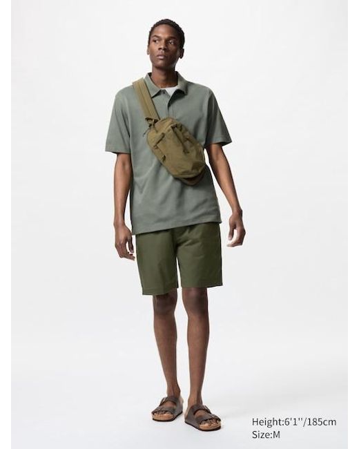Pantalón Corto Confort Elástico Uniqlo de hombre de color Green