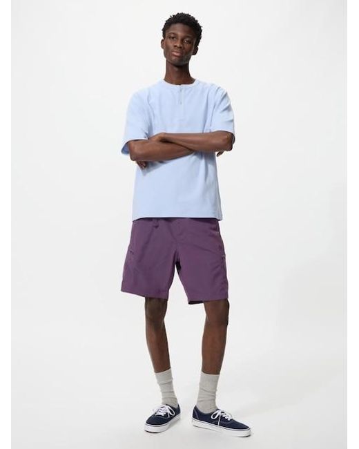 Uniqlo White Geared Shorts for men