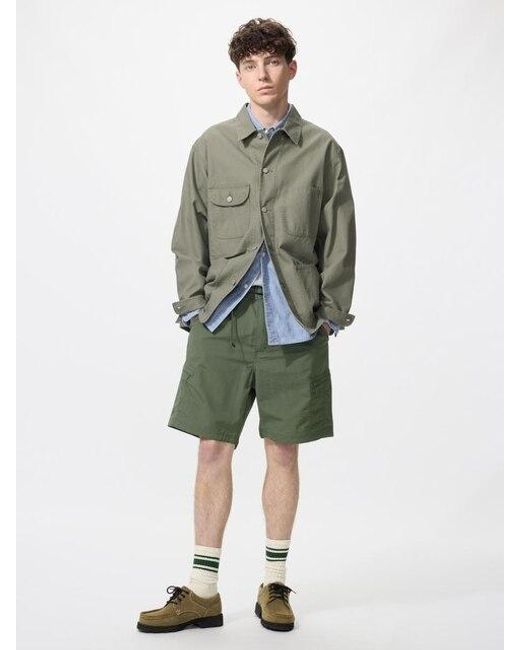 Uniqlo Green Geared Shorts for men