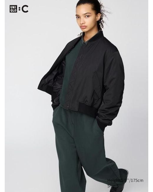Uniqlo Black Bomber Jacket