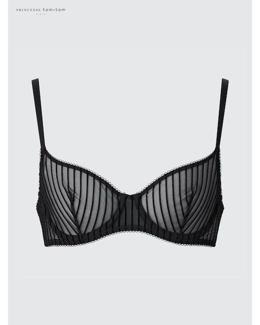 Uniqlo Black Bh Mit Bügel (Mesh)