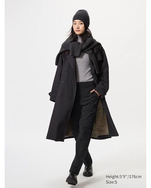 Uniqlo Black Warme Hose (Stretch, Lang)