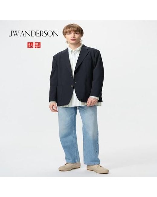 Uniqlo Blue Straight Jeans for men