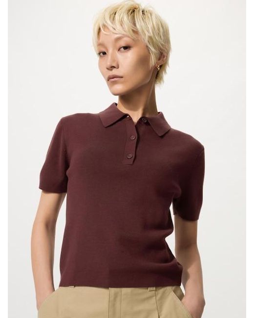 Uniqlo Red Polo Jumper (Short Sleeve)
