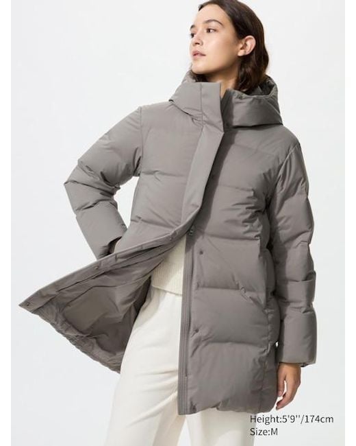 Uniqlo Seamless Down Jas in het Gray