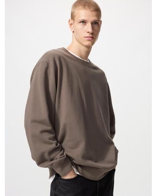 Uniqlo Brown Sweatshirt for men